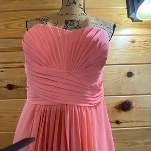 Coral prom dress